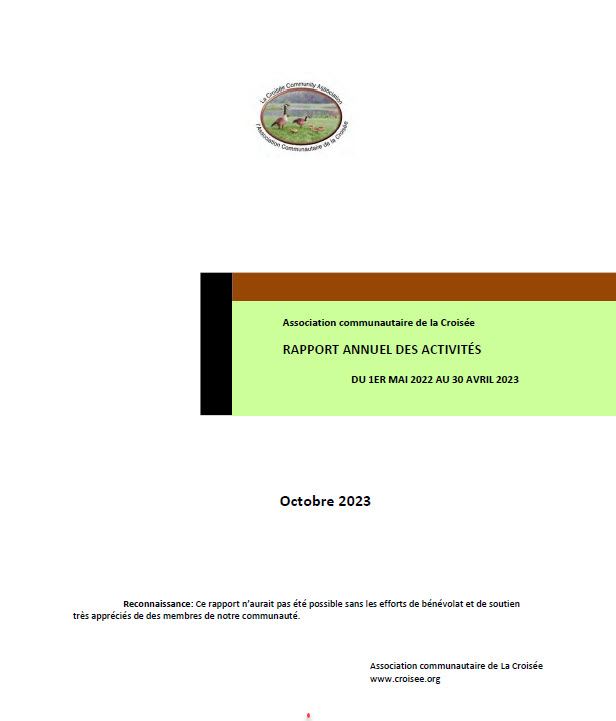 Association La Croisee - Rapport_cover