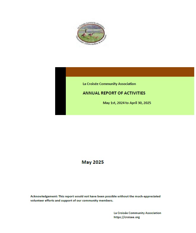 La Croisee - Report 2025 cover